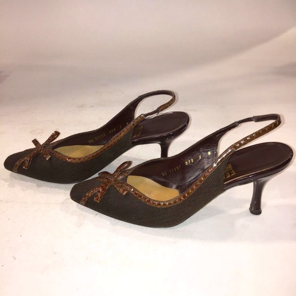 Salvatore Ferragamo Slingbacks - Women's Size 7 - Picture 3 of 10